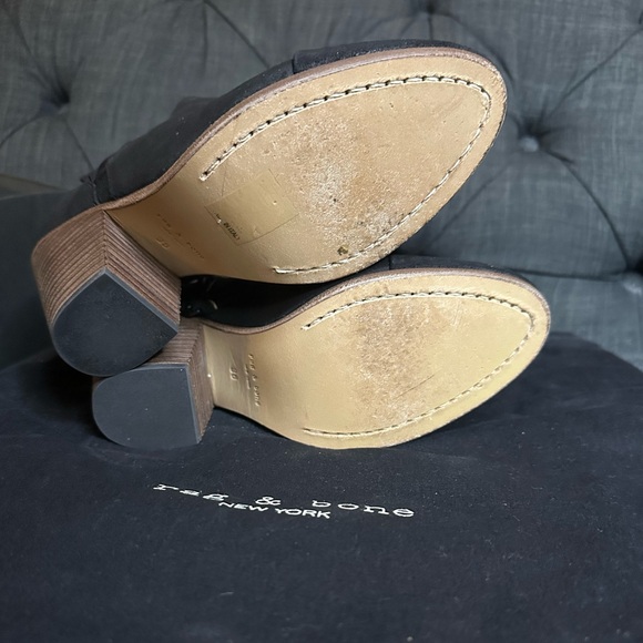 Rag & Bone Sleek Black Margot Heeled Ankle Booties. Women’s size 36 (6) - Picture 6 of 8